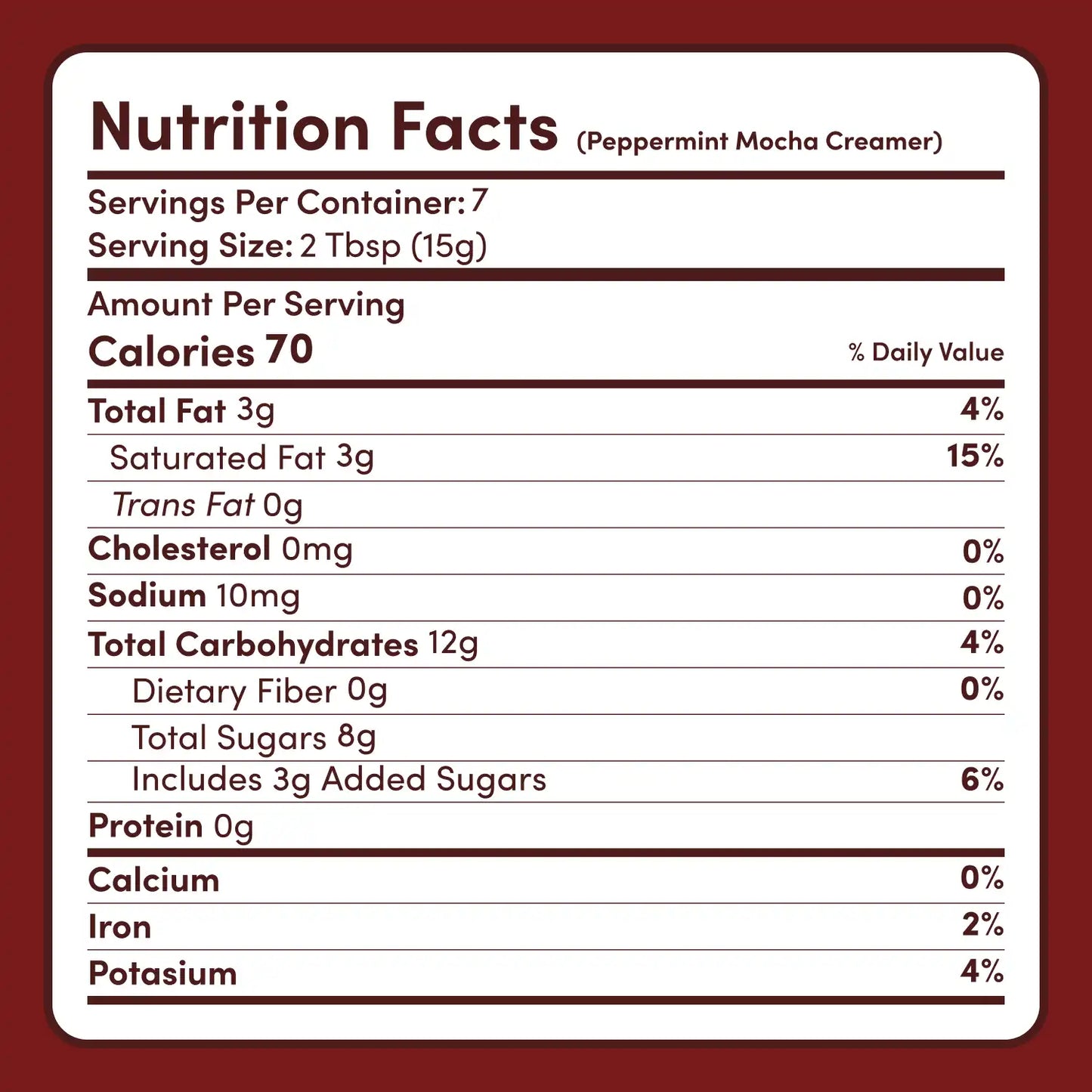 Peppermint Mocha Creamer Add-On (SPECIAL PRICING) - UKFM