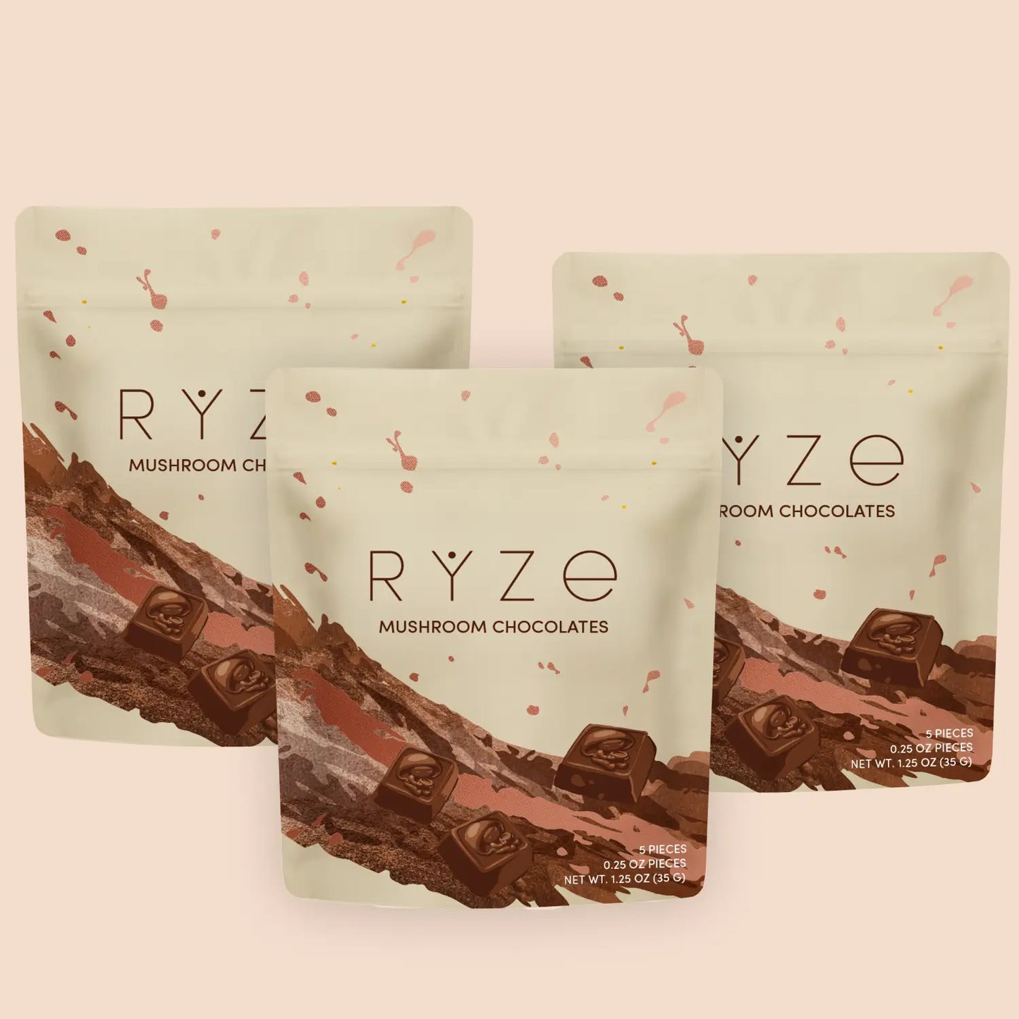 Mushroom Chocolates Rye (15 pieces) - Z35G