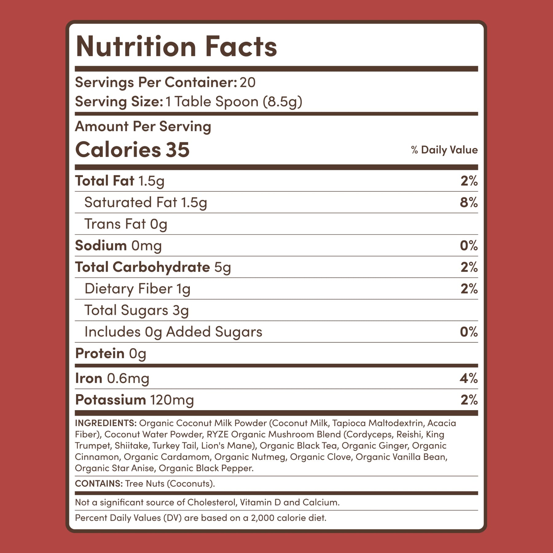 Mushroom Chai (20 Servings) - P497