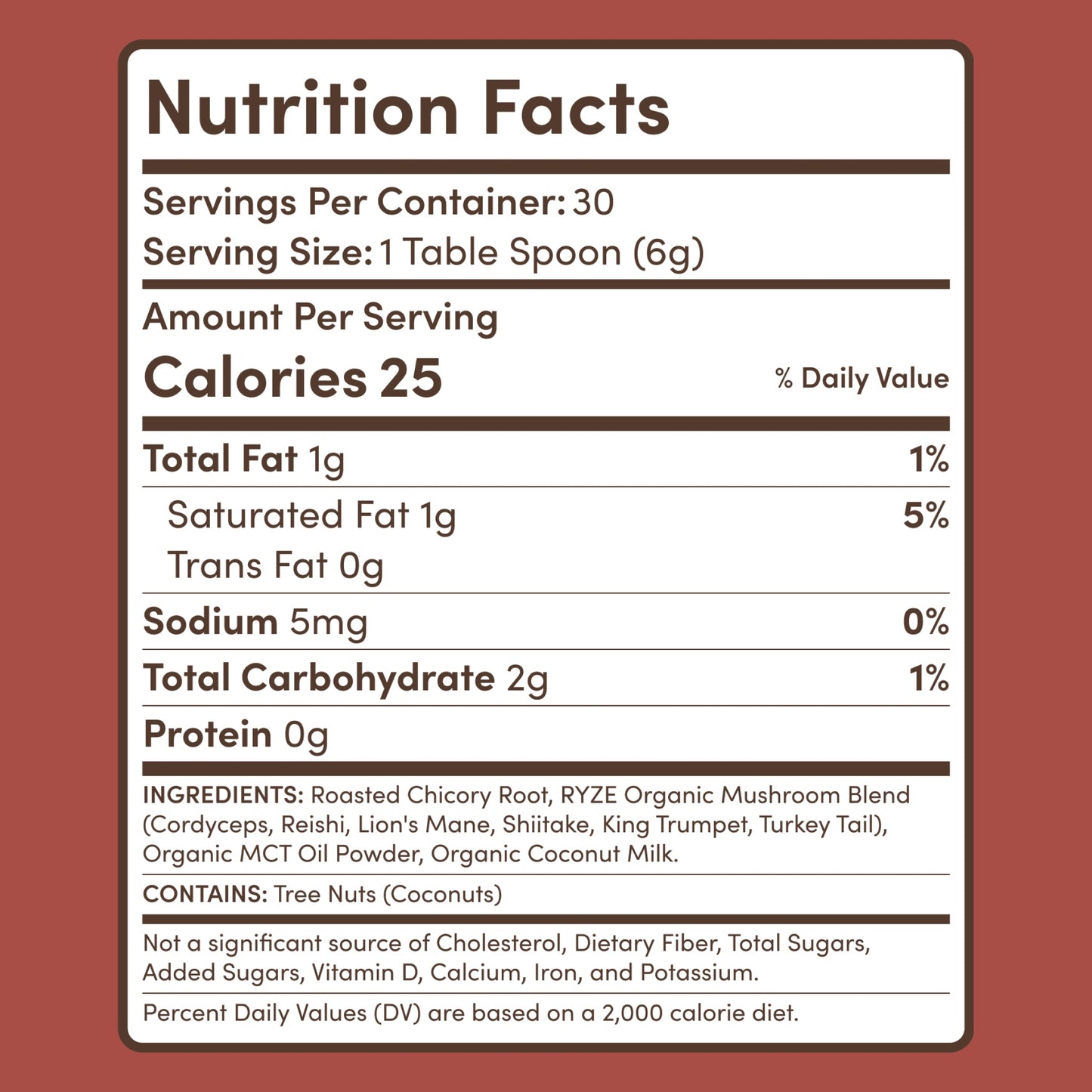 Mushroom Chicory (1 Pack - 30 Servings) - J2QN