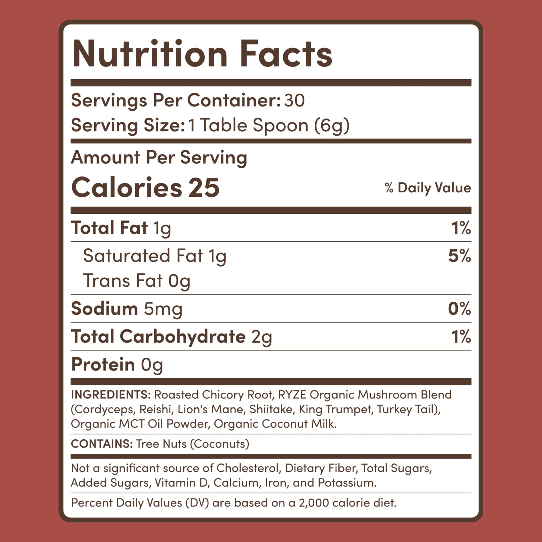 Mushroom Chicory (30 Servings) - S1LR