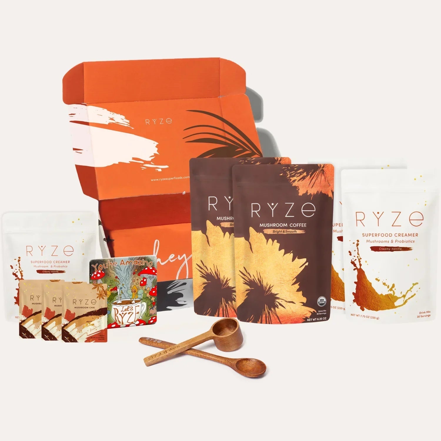 RYZE Lovers Gift Set: 2 Coffees + 2 Creamers - BTRN