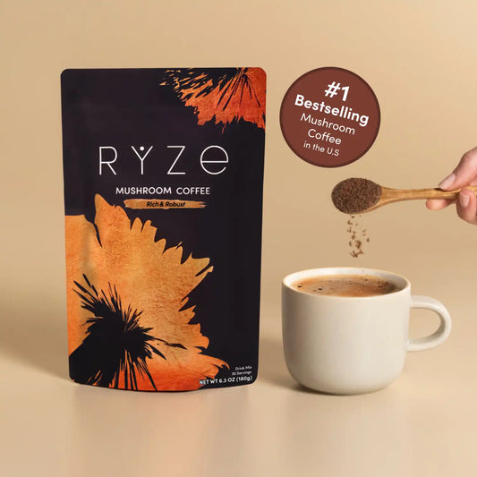Mushroom Coffee Dark Roast (30 Servings) - JVRE