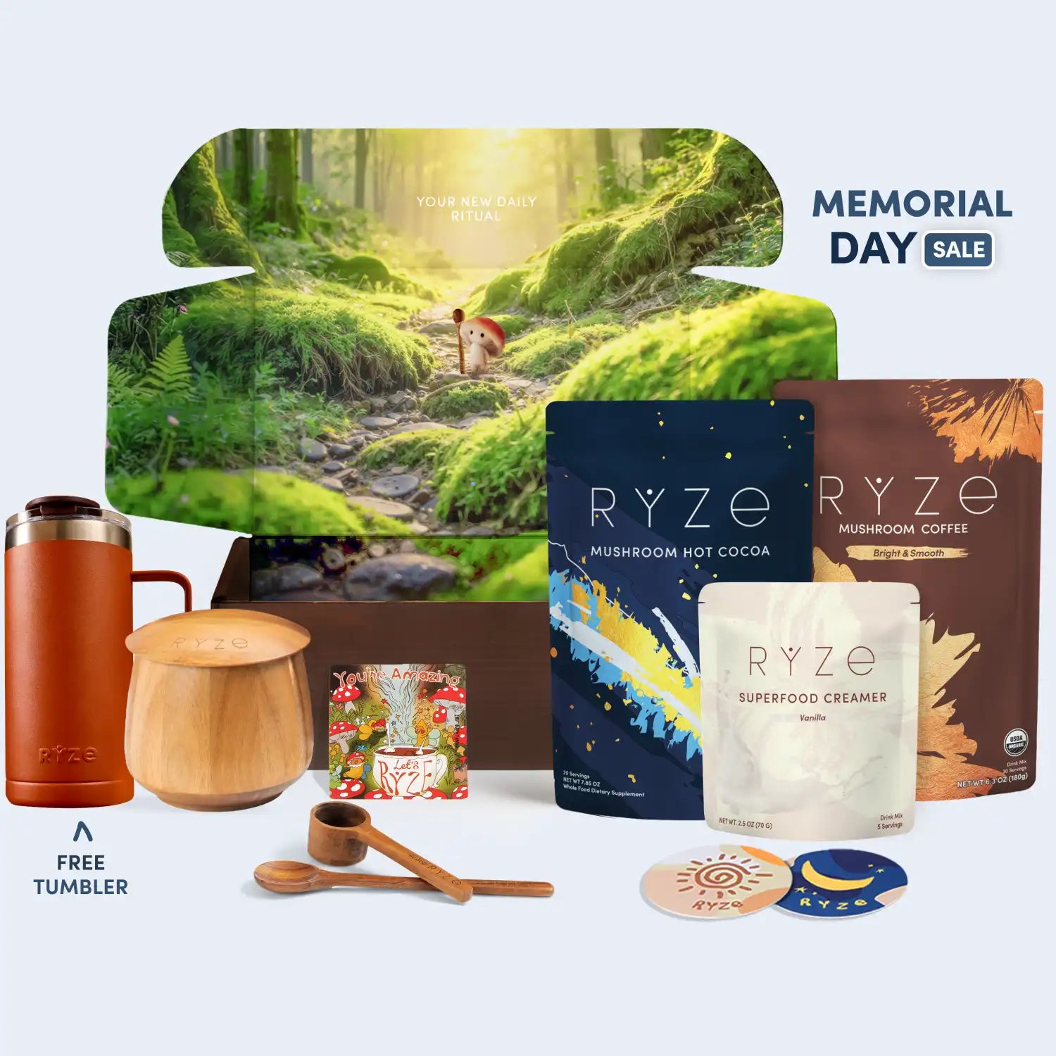RYZE Ritual Set (Cocoa + Coffee) - W84J