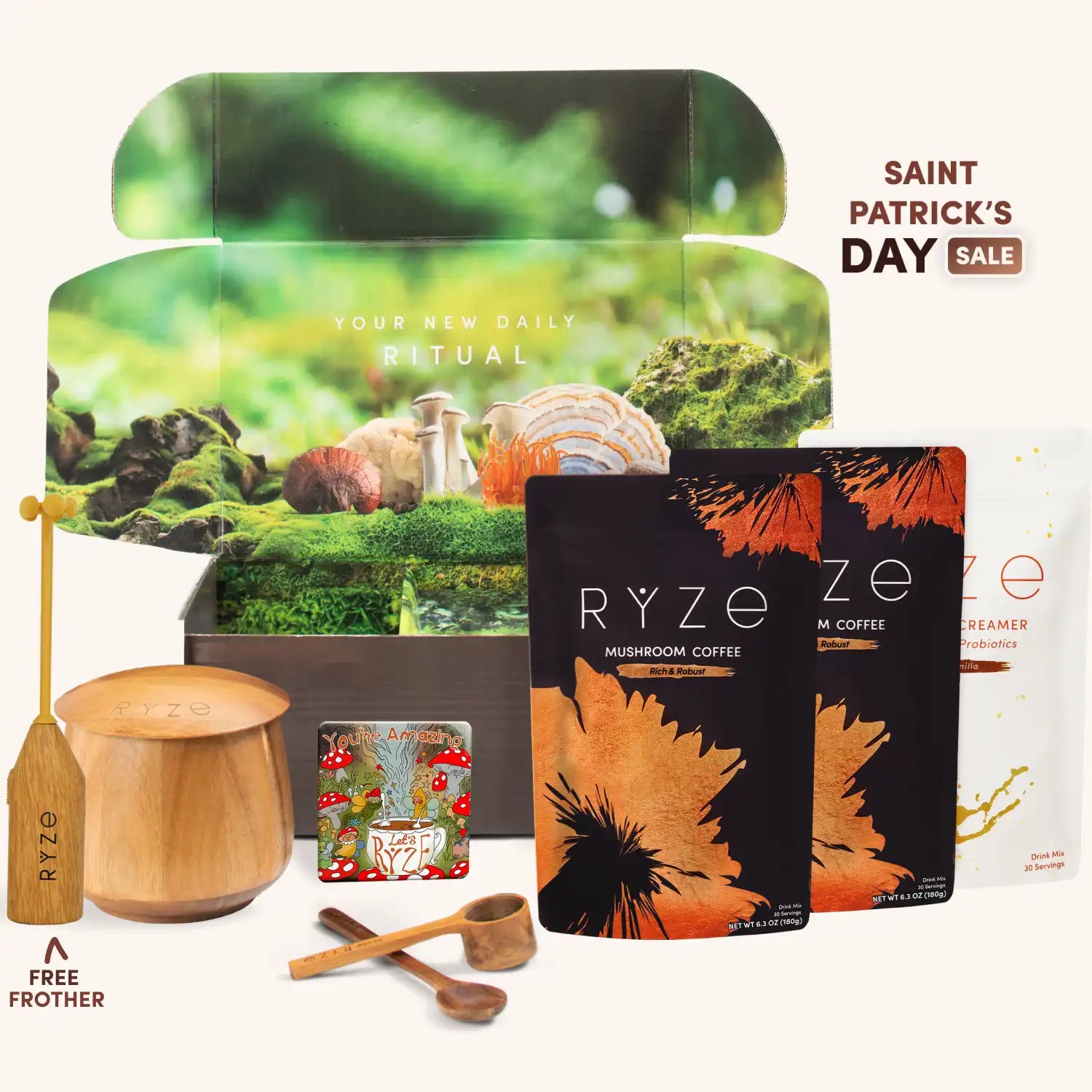 Mushroom Coffee Ritual Set - I83H