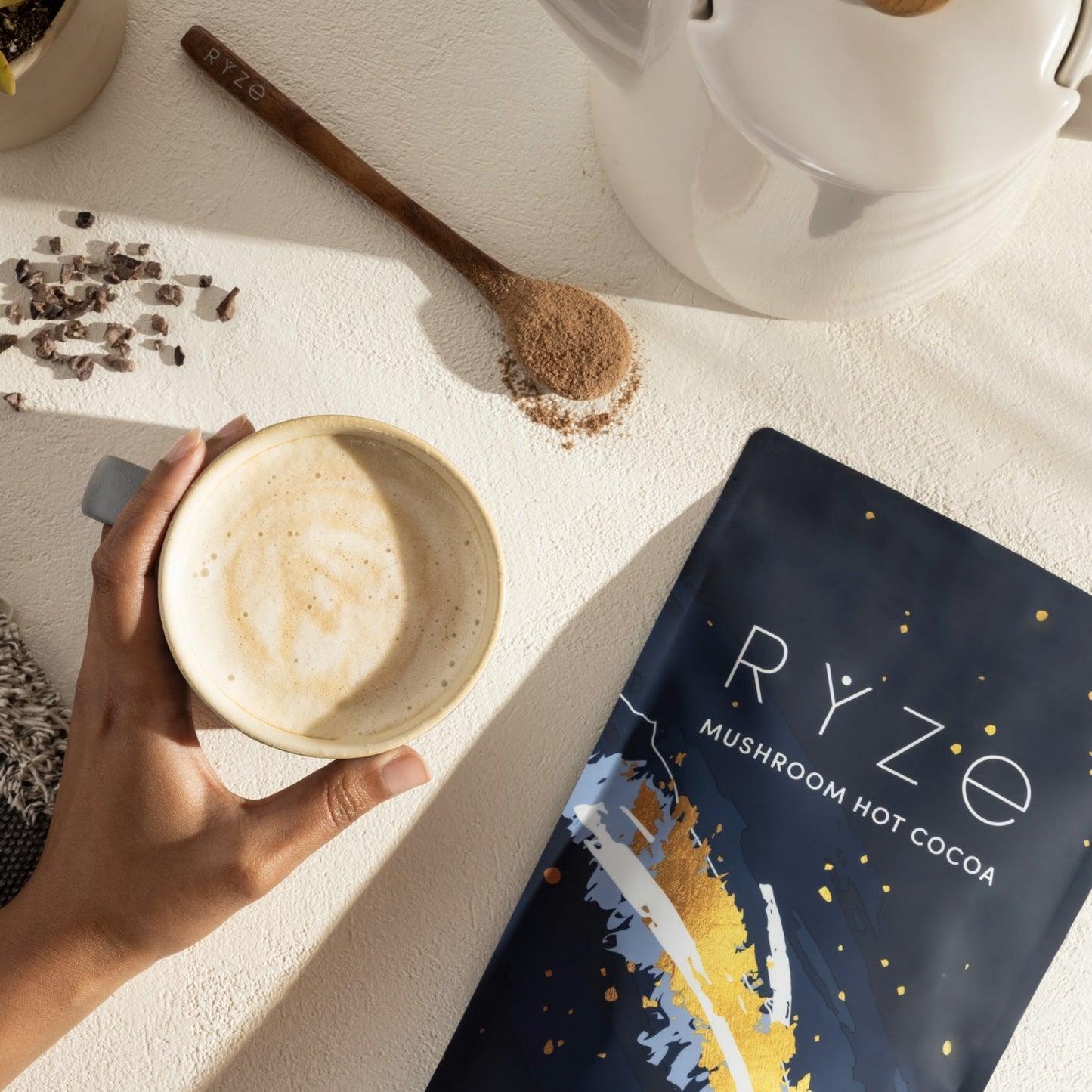 Mushroom Hot Cocoa (1 Pack - 20 Servings) - ZRP9