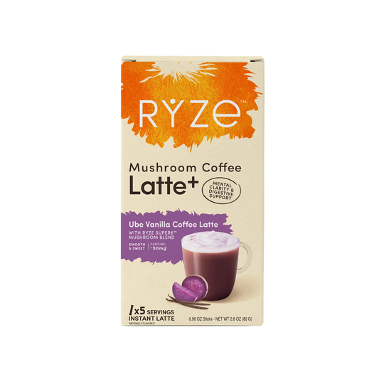 Ube Vanilla Coffee Latte Carton - DB62