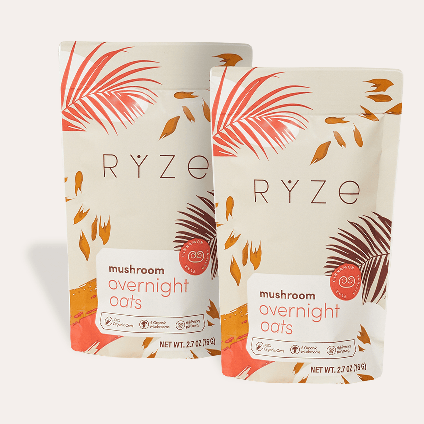 Mushroom Overnight Oats Pack (28 Servings) - 2KSR