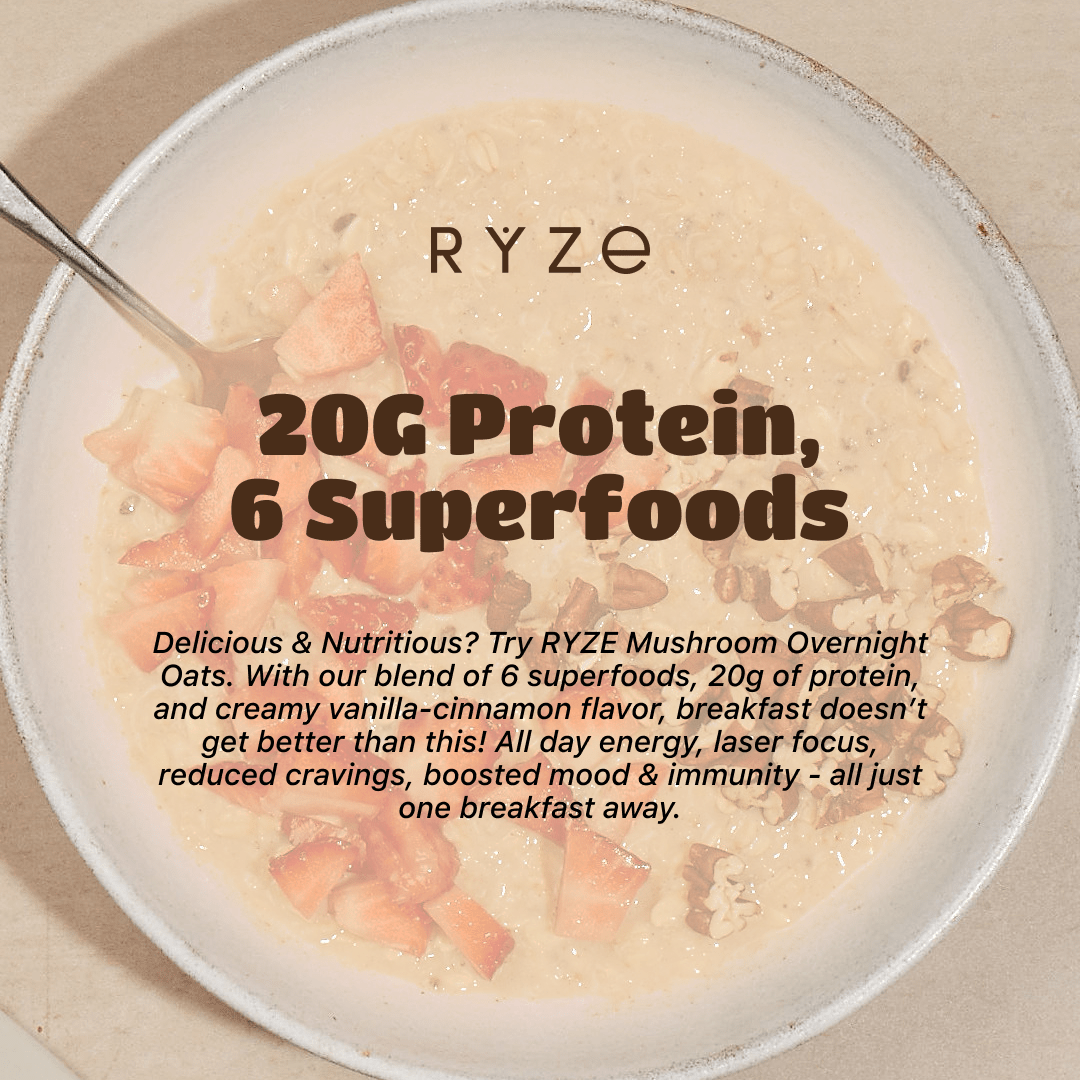 Mushroom Overnight Oats Pack (28 Servings) - 2KSR
