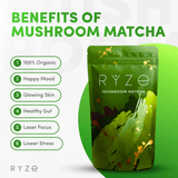 RYZE Organic Mushroom Matcha Starter Kit (60 servings) - 2SY1